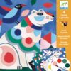 יצירה עם צבעי מים - חיות מעודנות