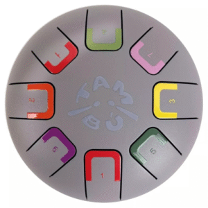 תוף בייבי 8 תווים – אפור Tambu